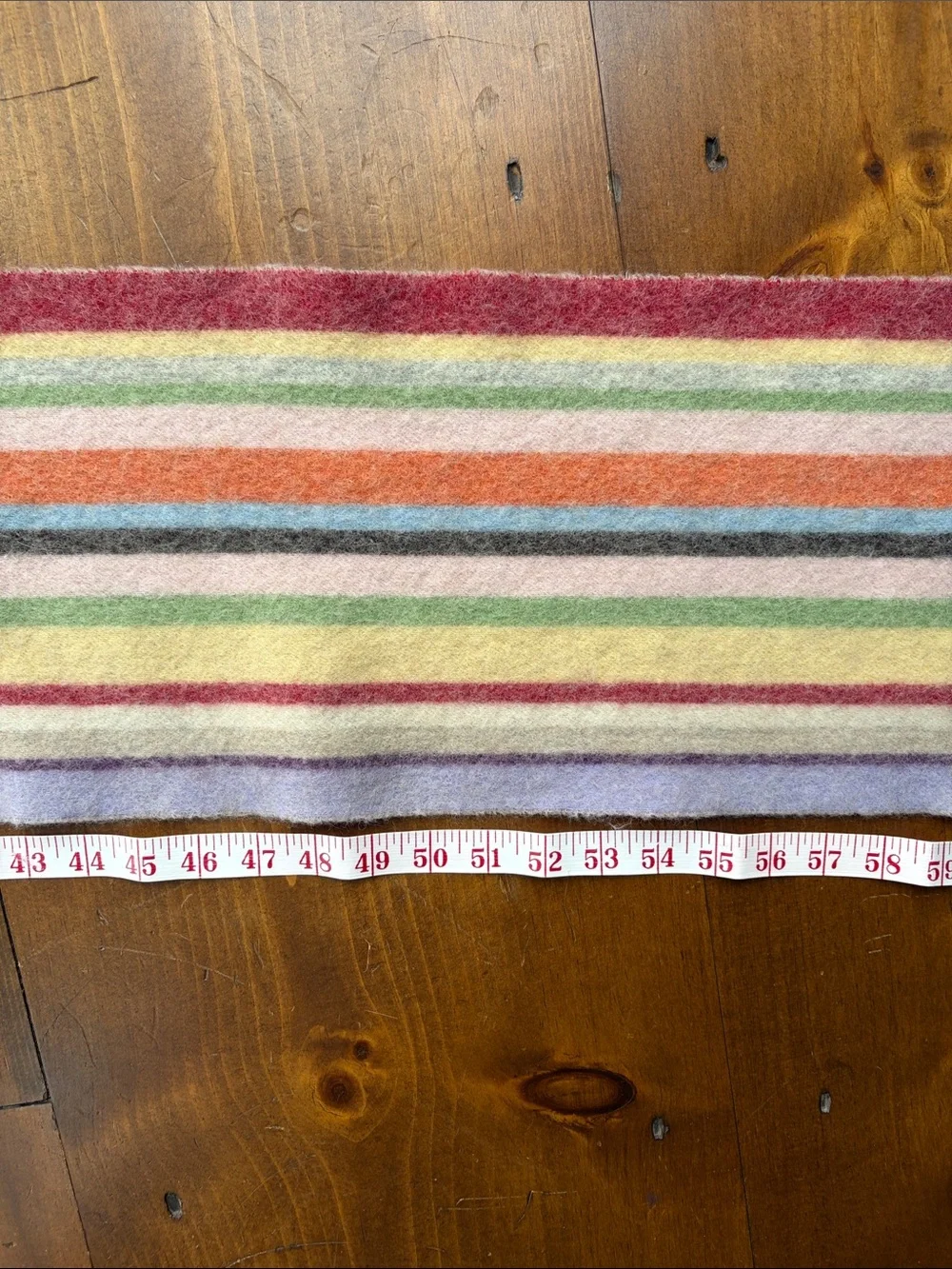 Elgin Vintage Striped Lambswool Scarf